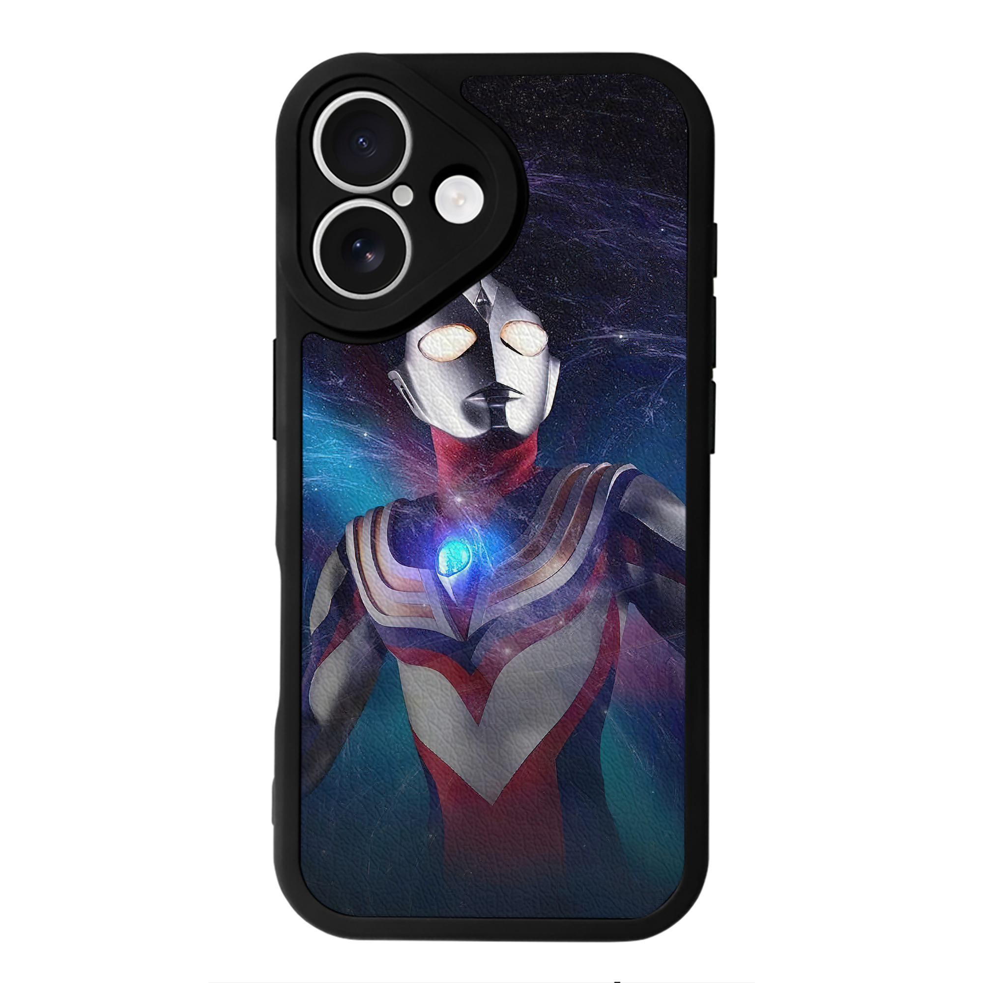 （画像用） ウルトラマン Ultraman 【iPhone 16シリーズ対応】シリコンスマホケース（レザー調） 材質：シリコン
